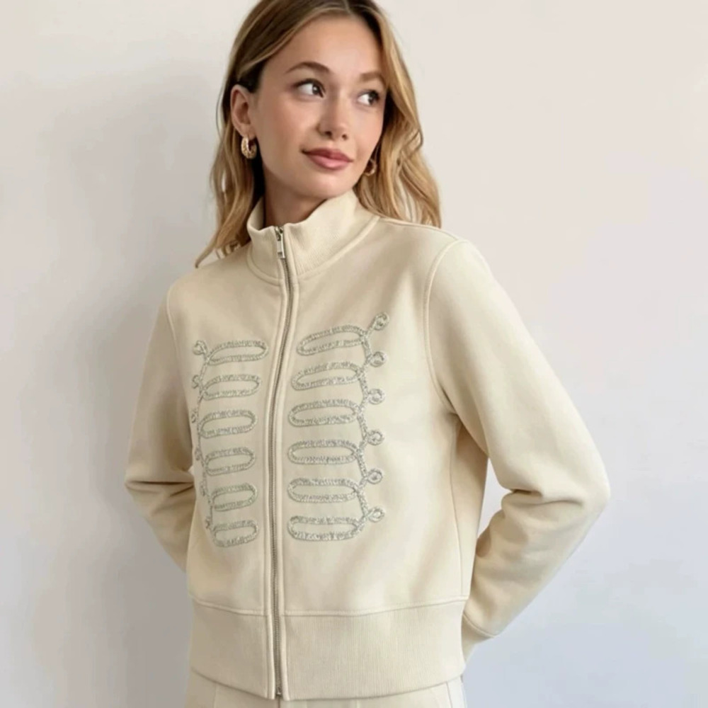 ZARA Fashionable Rope Knot Closure Jacket - Picture 5 of 5